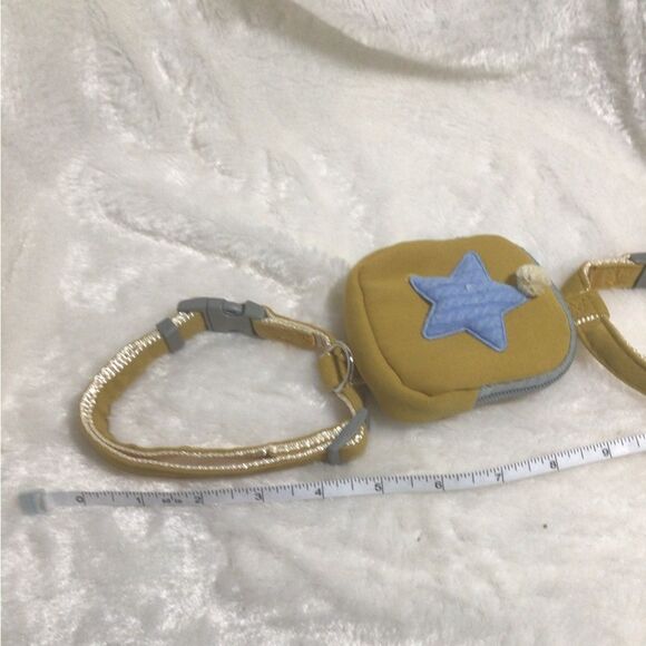 Yellow Backpack harness with leash size S NWOT - Picture 5 of 9